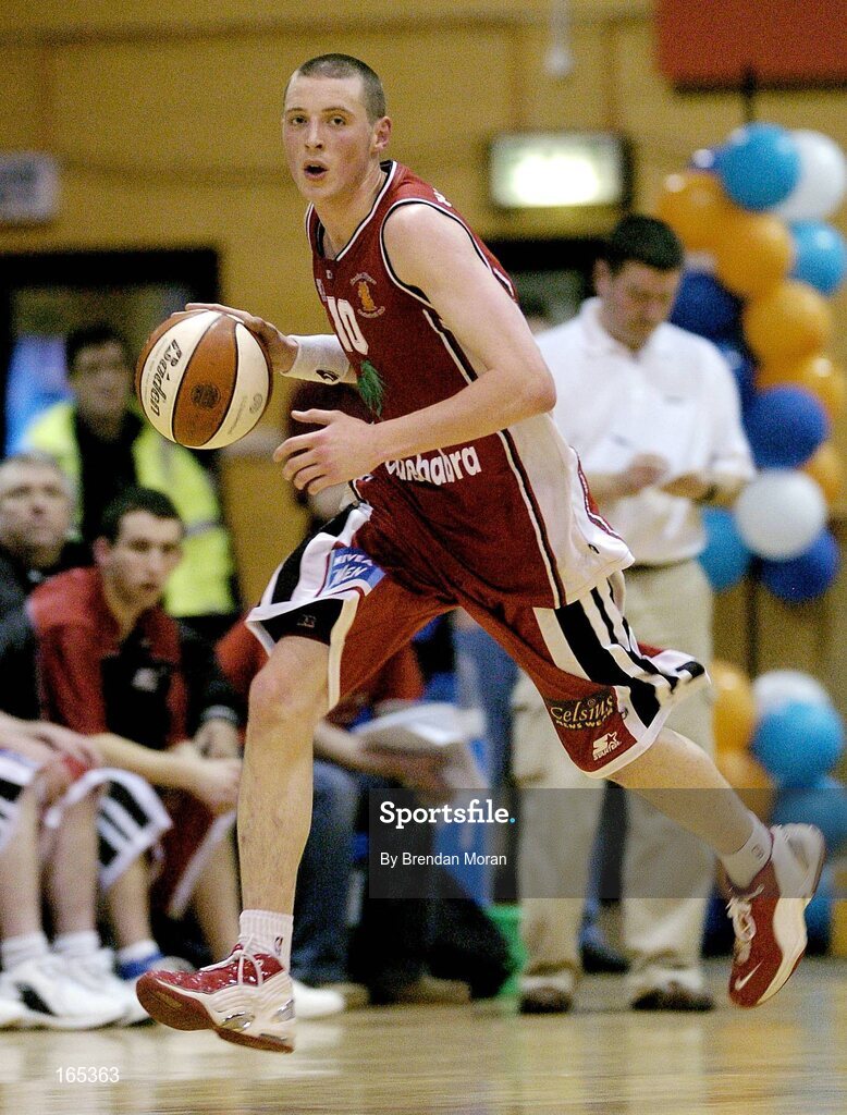 30 January 2005; Kieran Donaghy, Abrakebabra Tigers, Tralee. National Cup, Senior Men's Final, Abrakebabra Tigers, Tralee v Roma St Vincent's, ESB Arena, Tallaght, Dublin. Picture credit; Brendan Moran / SPORTSFILE