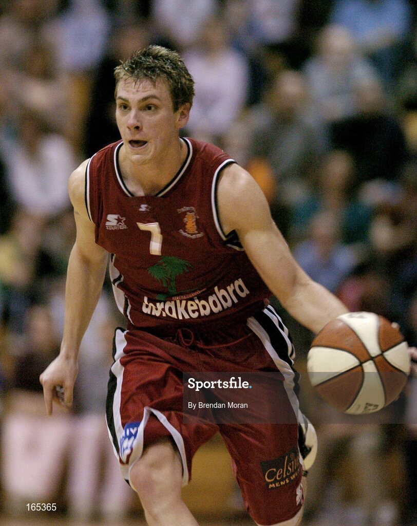 30 January 2005; Chris Craig, Abrakebabra Tigers, Tralee. National Cup, Senior Men's Final, Abrakebabra Tigers, Tralee v Roma St Vincent's, ESB Arena, Tallaght, Dublin. Picture credit; Brendan Moran / SPORTSFILE
