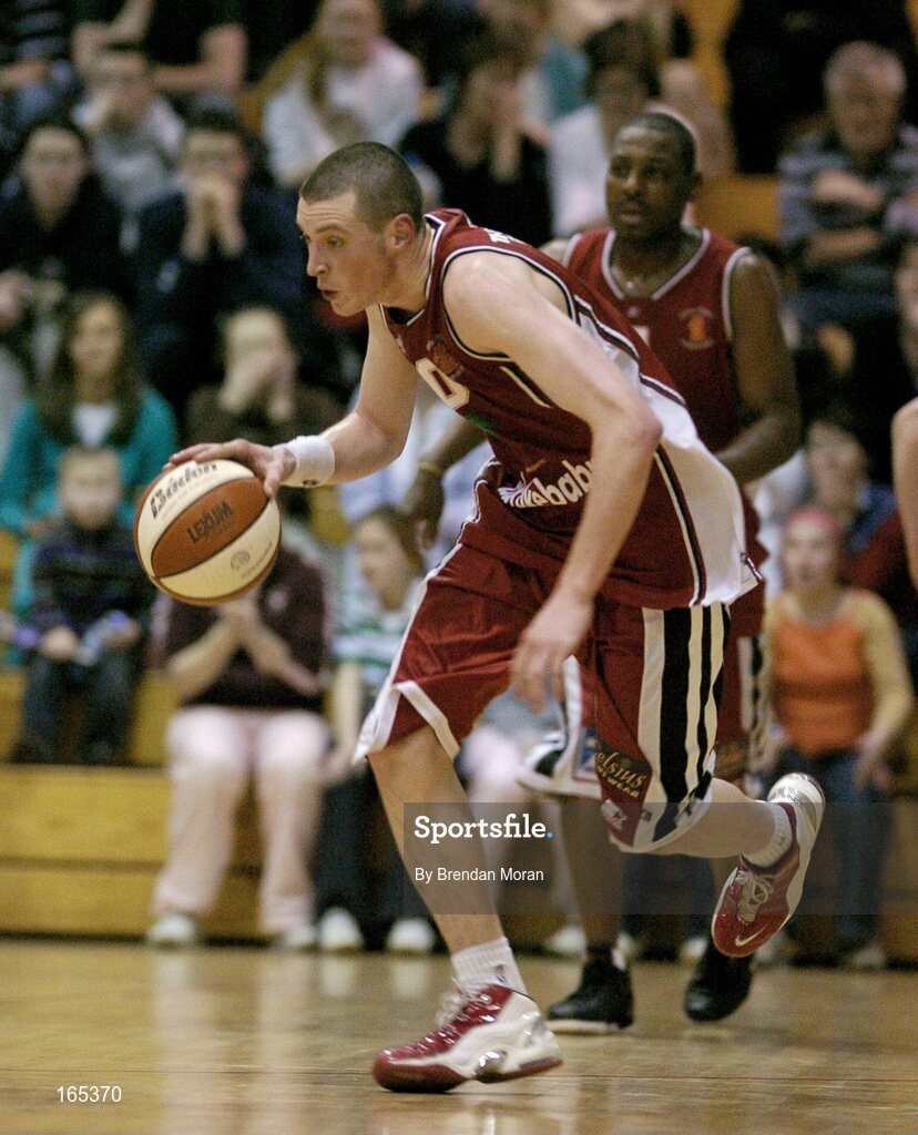 30 January 2005; Kieran Donaghy, Abrakebabra Tigers, Tralee. National Cup, Senior Men's Final, Abrakebabra Tigers, Tralee v Roma St Vincent's, ESB Arena, Tallaght, Dublin. Picture credit; Brendan Moran / SPORTSFILE