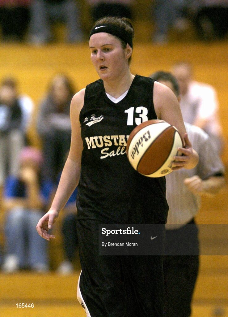 28 January 2005; Muriossa Galwey, Mustang Sally's St. Paul's. National Cup, Senior Women's Semi-Final, Mustang Sally's St. Paul's, Killarney v Dart Killester, ESB Arena, Tallaght, Dublin. Picture credit; Brendan Moran / SPORTSFILE