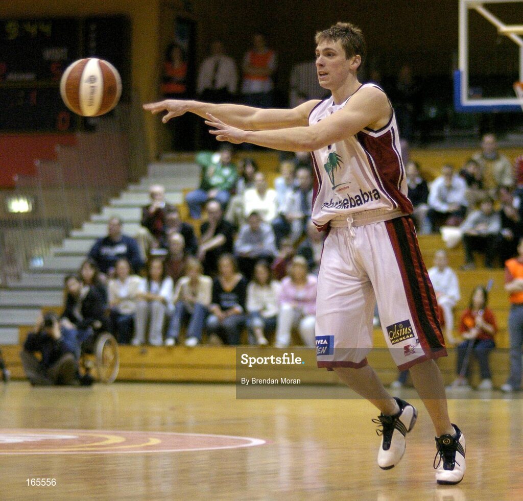 29 January 2005; Chris Craig, Abrakebabra Tigers, Tralee. National Cup, Senior Men's Semi-Final, Mardyke UCC Demons v Abrakebabra Tigers, Tralee, ESB Arena, Tallaght, Dublin. Picture credit; Brendan Moran / SPORTSFILE