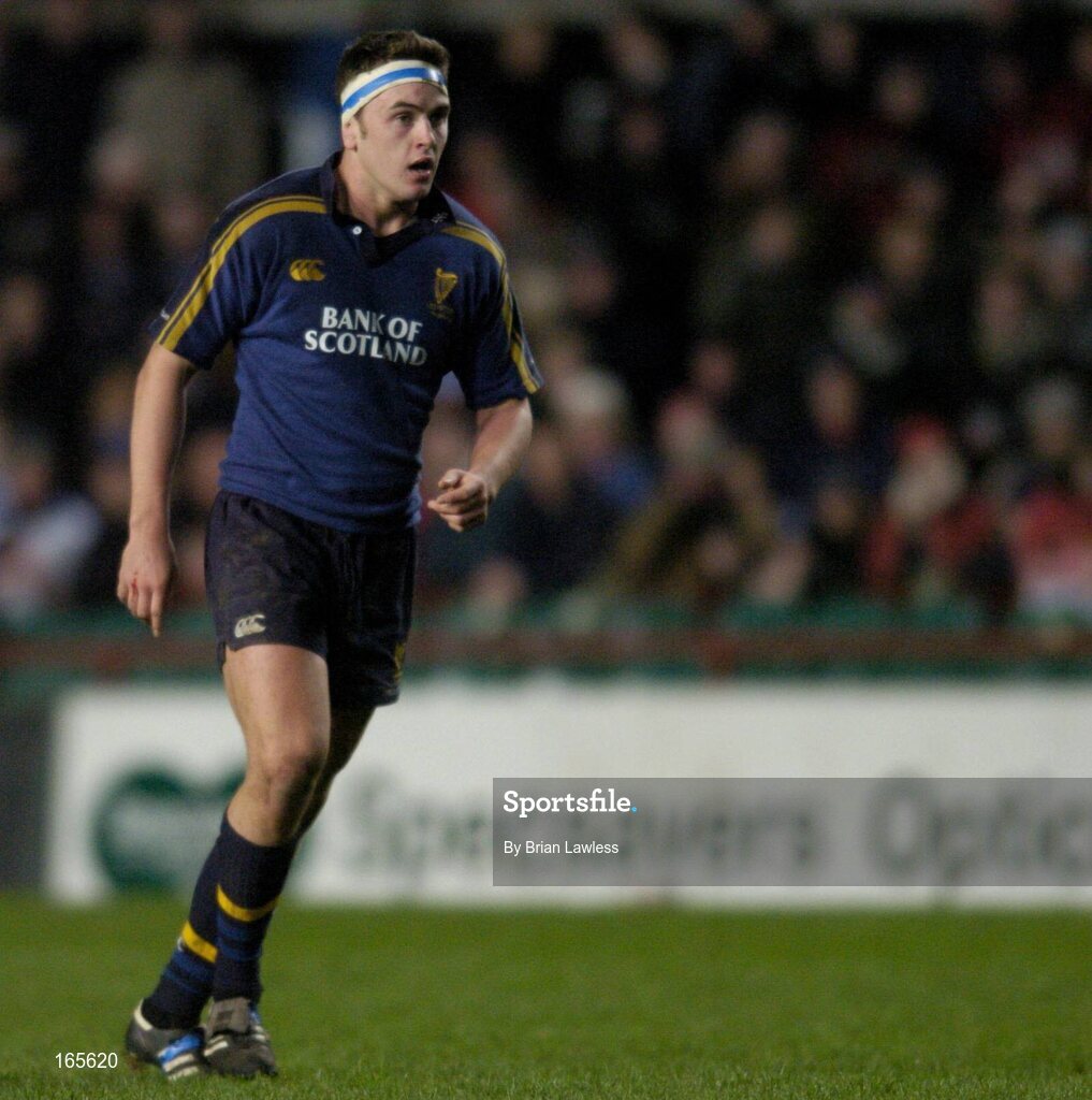 30 January 2005; Niall Ronan, Leinster. Celtic League 2004-2005, Pool 1, Leinster v The Dragons, Lansdowne Road, Dublin. Picture credit; Brian Lawless / SPORTSFILE