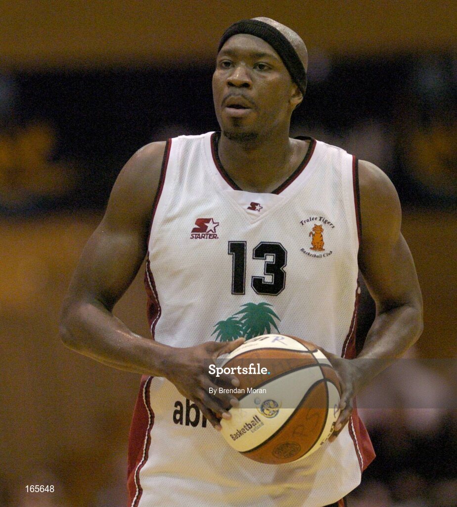 29 January 2005; Roy Smallwood, Abrakebabra Tigers, Tralee. National Cup, Senior Men's Semi-Final, Mardyke UCC Demons v Abrakebabra Tigers, Tralee, ESB Arena, Tallaght, Dublin. Picture credit; Brendan Moran / SPORTSFILE