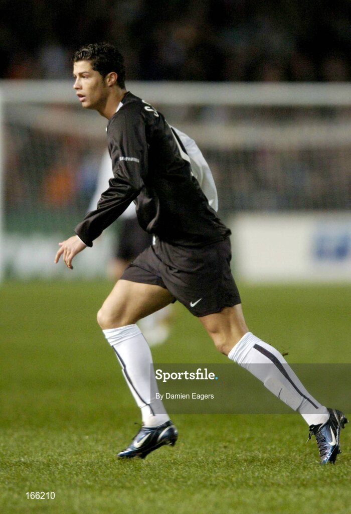 9 February 2005; Cristiano Ronaldo, Portugal. International Friendly, Republic of Ireland v Portugal, Lansdowne Road, Dublin. Picture credit; Damien Eagers / SPORTSFILE