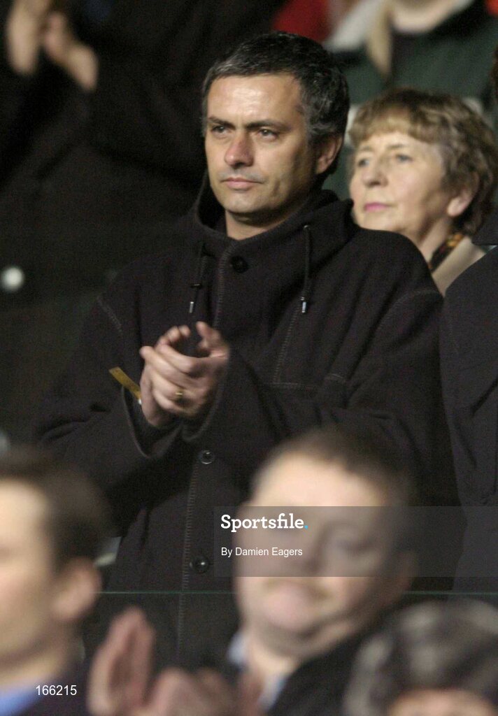 9 February 2005; Chelsea manager Jose Morhinho pictured before the match. International Friendly, Republic of Ireland v Portugal, Lansdowne Road, Dublin. Picture credit; Damien Eagers / SPORTSFILE