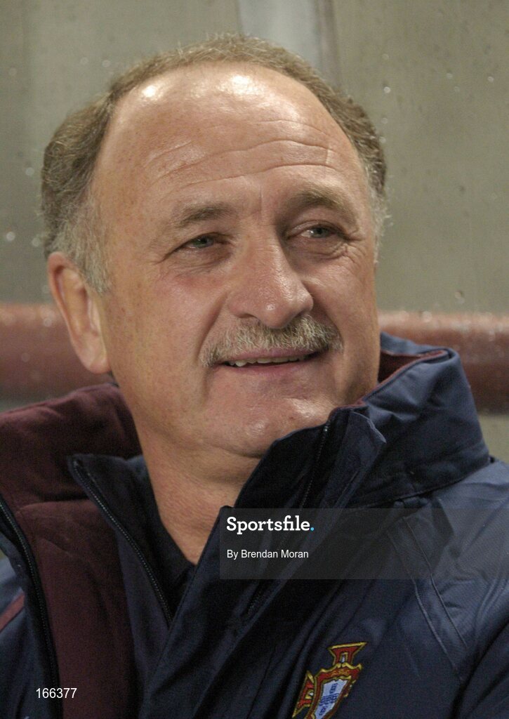 9 February 2005; Luis Felipe Scolari, Portugal. International Friendly, Republic of Ireland v Portugal, Lansdowne Road, Dublin. Picture credit; Brendan Moran / SPORTSFILE