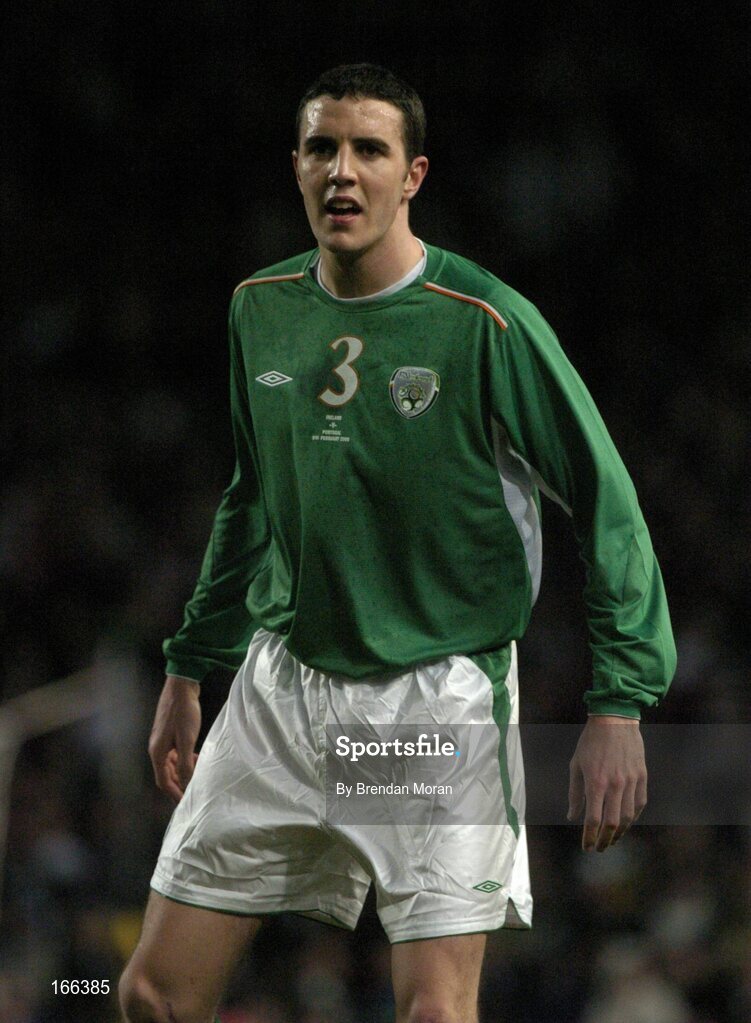 9 February 2005; John O'Shea, Republic of Ireland. International Friendly, Republic of Ireland v Portugal, Lansdowne Road, Dublin. Picture credit; Brendan Moran / SPORTSFILE