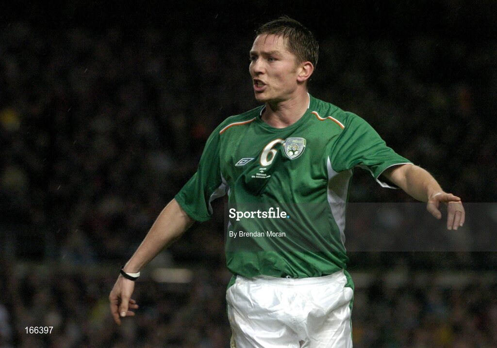 9 February 2005; Matt Holland, Republic of Ireland. International Friendly, Republic of Ireland v Portugal, Lansdowne Road, Dublin. Picture credit; Brendan Moran / SPORTSFILE