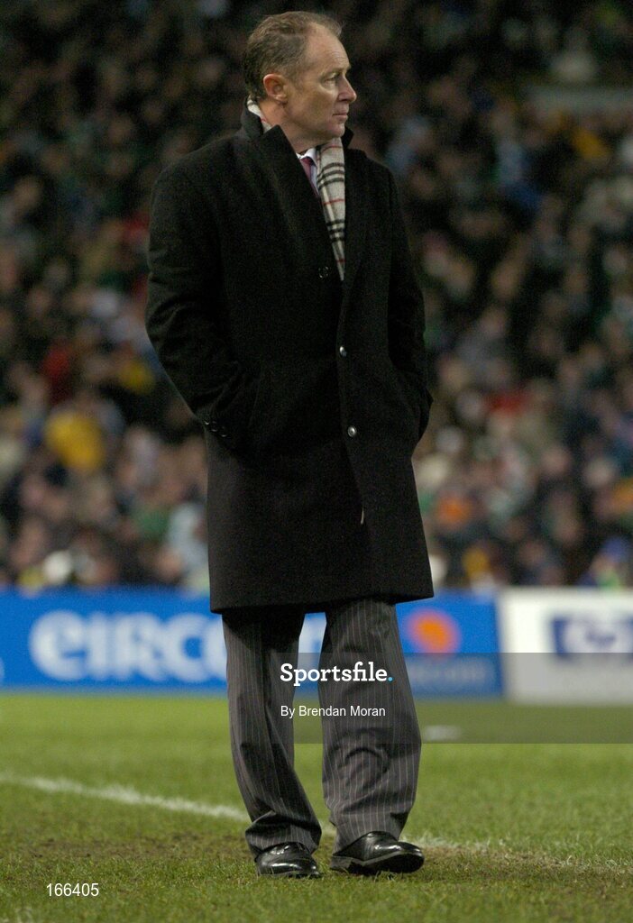 9 February 2005; Brian Kerr, Republic of Ireland manager. International Friendly, Republic of Ireland v Portugal, Lansdowne Road, Dublin. Picture credit; Brendan Moran / SPORTSFILE
