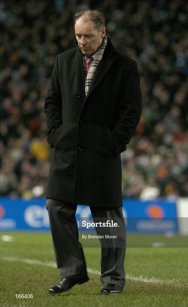 9 February 2005; Brian Kerr, Republic of Ireland manager. International Friendly, Republic of Ireland v Portugal, Lansdowne Road, Dublin. Picture credit; Brendan Moran / SPORTSFILE
