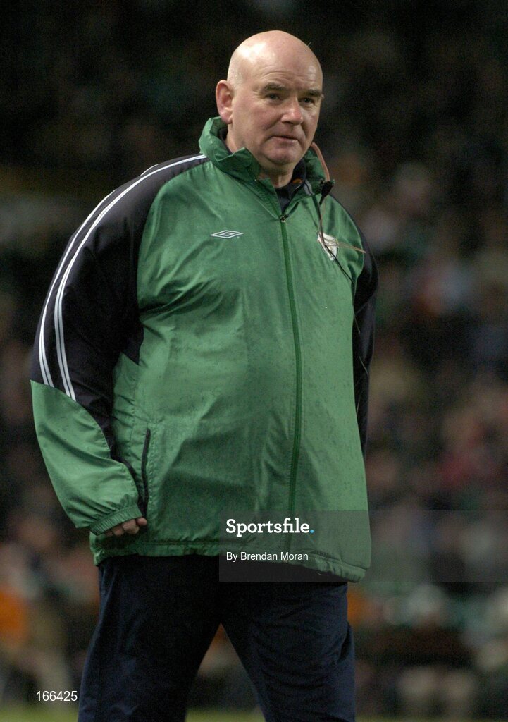 9 February 2005; Noel O'Reilly, Republic of Ireland assistant manager. International Friendly, Republic of Ireland v Portugal, Lansdowne Road, Dublin. Picture credit; Brendan Moran / SPORTSFILE