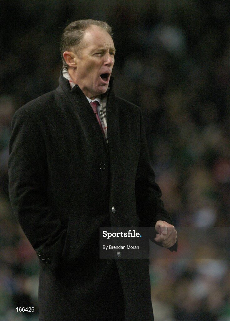 9 February 2005; Brian Kerr, Republic of Ireland manager. International Friendly, Republic of Ireland v Portugal, Lansdowne Road, Dublin. Picture credit; Brendan Moran / SPORTSFILE