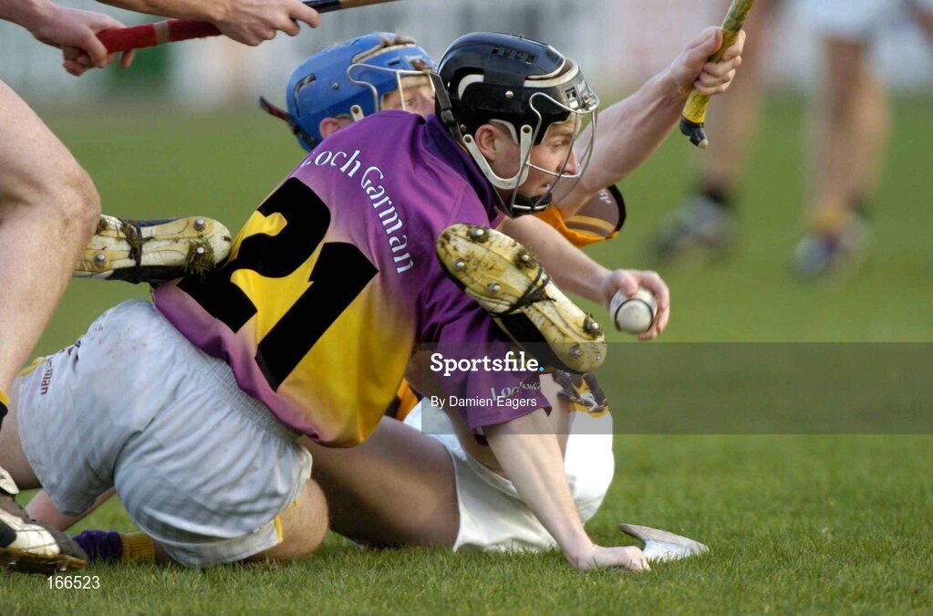 12 February 2005; Wexford's Chris McGrath in action against Kilkenny. Walsh Cup Final, Wexford v Kilkenny, Wexford Park, Co. Wexford. Picture credit; Damien Eagers / SPORTSFILE