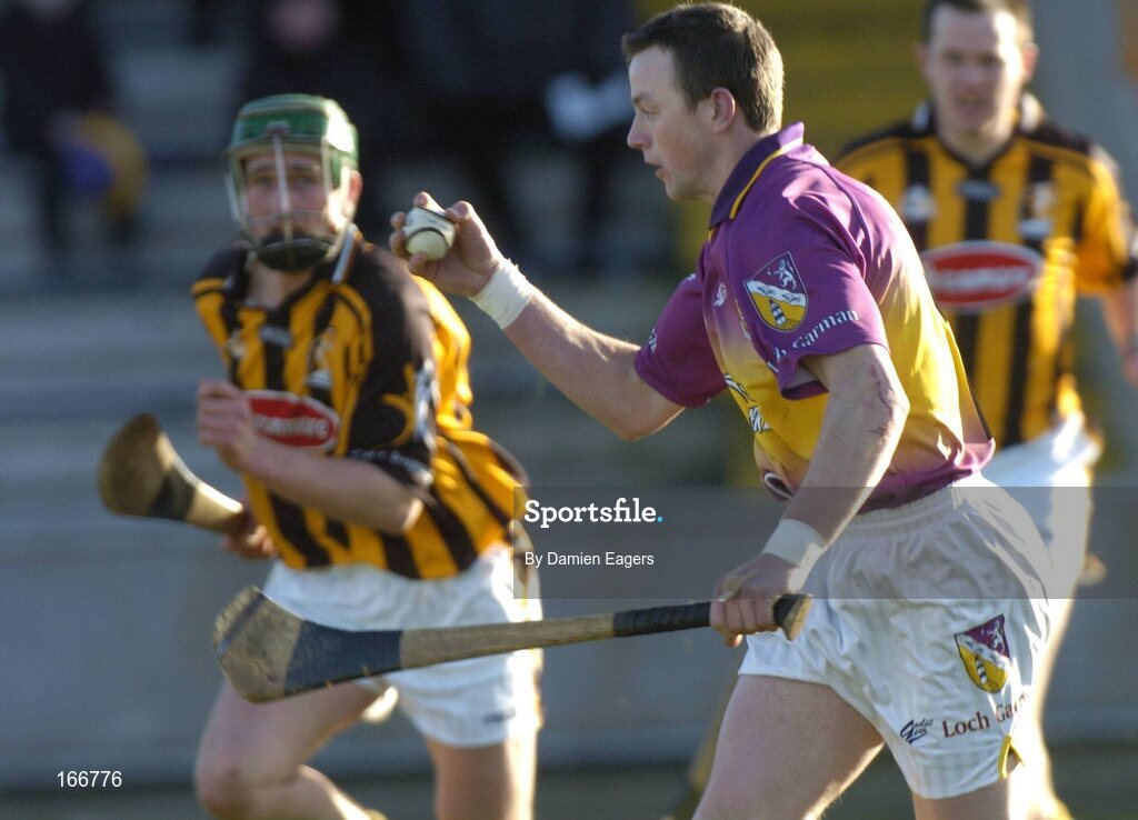 12 February 2005; Nigel Higgins, Wexford. Walsh Cup Final, Wexford v Kilkenny, Wexford Park, Co. Wexford. Picture credit; Damien Eagers / SPORTSFILE