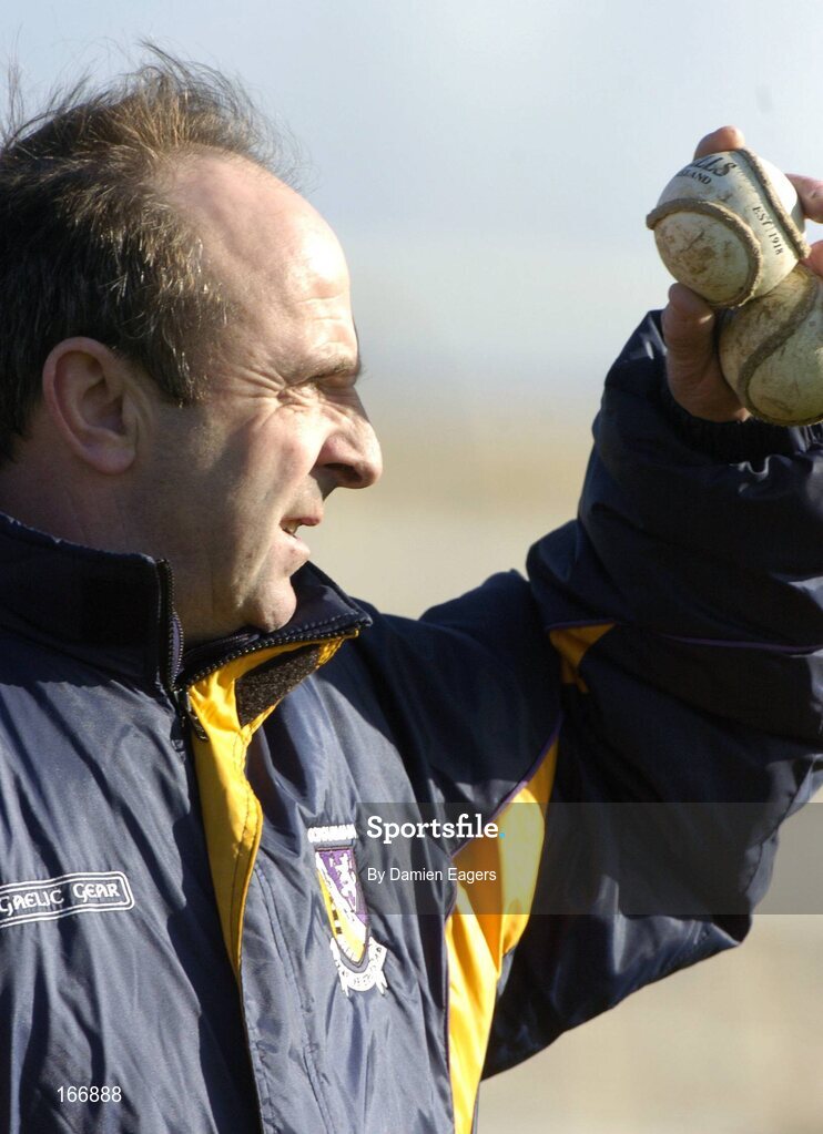 12 February 2005; Seamus Murphy, Wexford manager. Walsh Cup Final, Wexford v Kilkenny, Wexford Park, Co. Wexford. Picture credit; Damien Eagers / SPORTSFILE