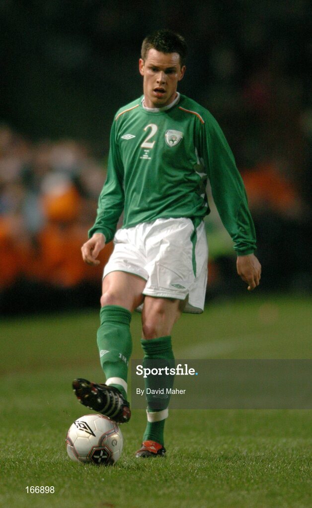 9 February 2005; Steve Finnan, Republic of Ireland. International Friendly, Republic of Ireland v Portugal, Lansdowne Road, Dublin. Picture credit; David Maher / SPORTSFILE