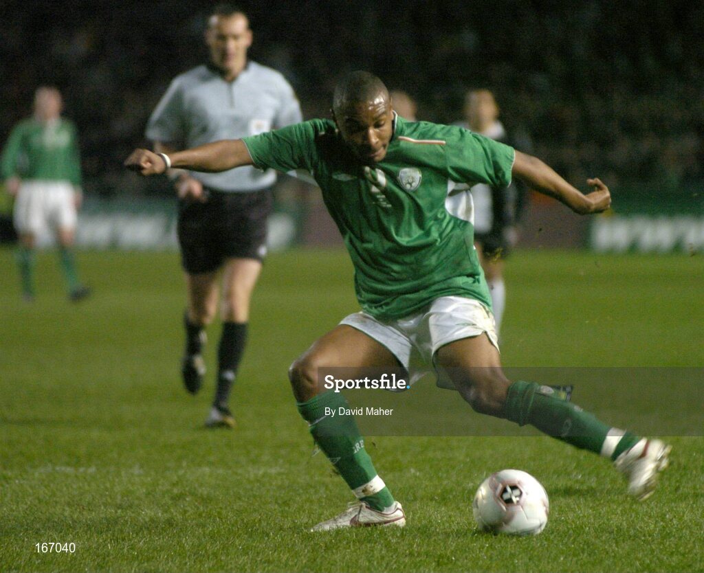 9 February 2005; Clinton Morrison, Republic of Ireland. International Friendly, Republic of Ireland v Portugal, Lansdowne Road, Dublin. Picture credit; David Maher / SPORTSFILE