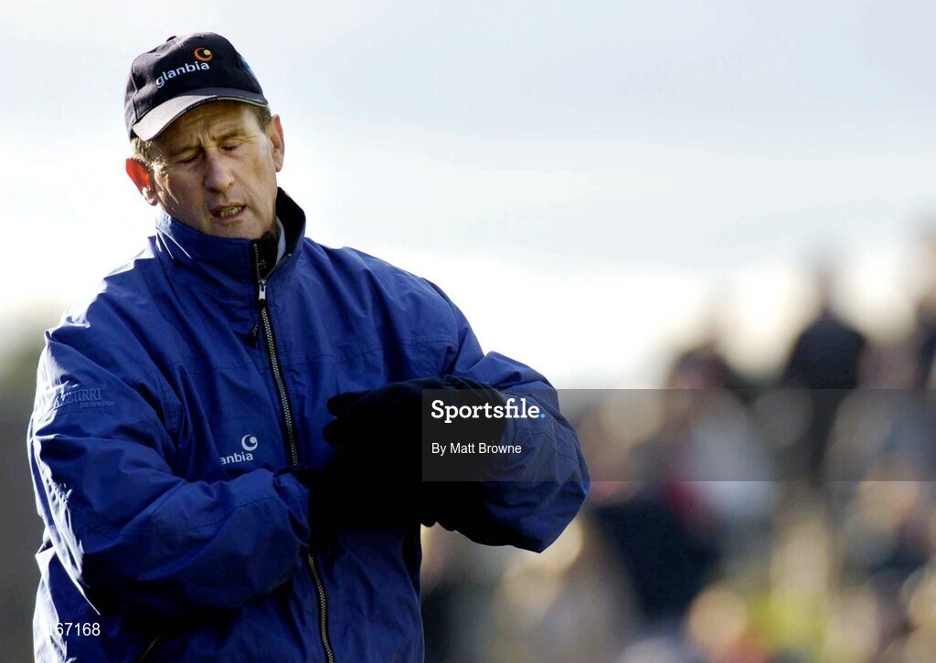 20 February 2005; Waterford Manager Justin McCarthy rues after another missed point. 2005 Allianz National Hurling League, Division 1A, Waterford v Kilkenny, Walsh Park, Waterford. Picture credit; Matt Browne / SPORTSFILE
