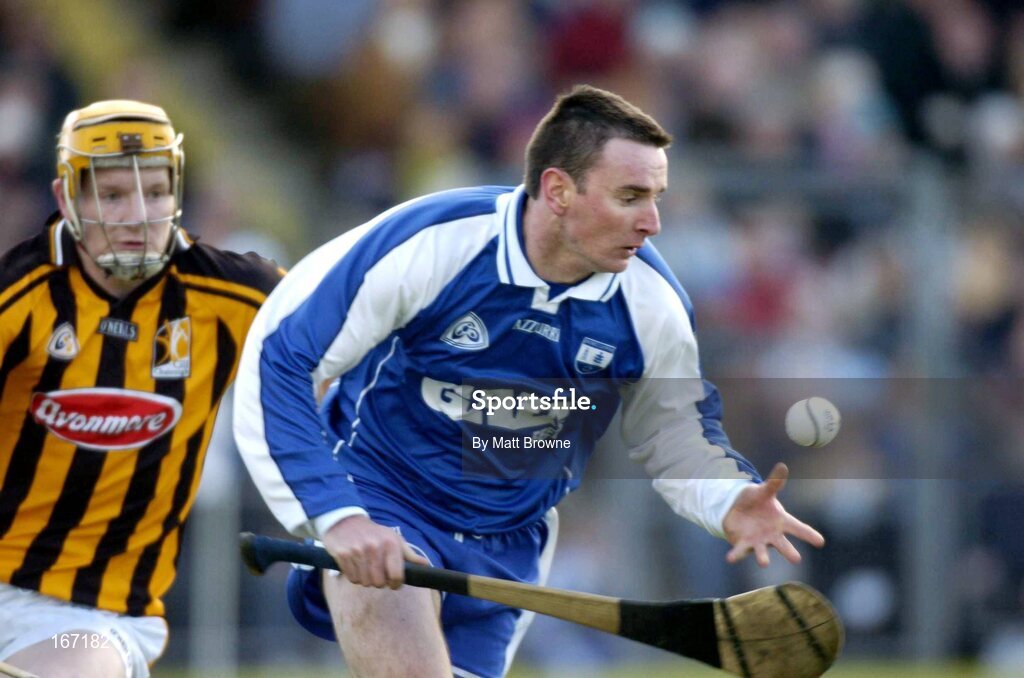 20 February 2005; Clinton Hennessy, Waterford, in action against Richard Power, Kilkenny. 2005 Allianz National Hurling League, Division 1A, Waterford v Kilkenny, Walsh Park, Waterford. Picture credit; Matt Browne / SPORTSFILE