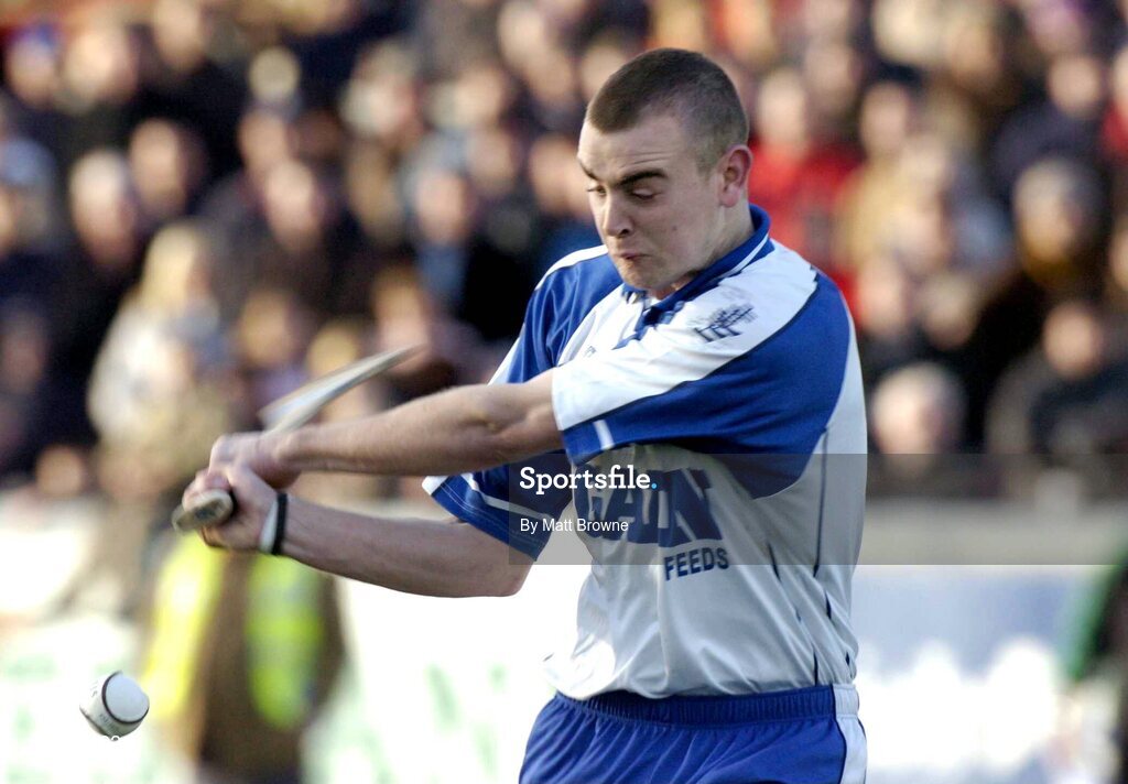 20 February 2005; Eoin Kelly, Waterford, takes a late penalty against Kilkenny, which he missed. 2005 Allianz National Hurling League, Division 1A, Waterford v Kilkenny, Walsh Park, Waterford. Picture credit; Matt Browne / SPORTSFILE
