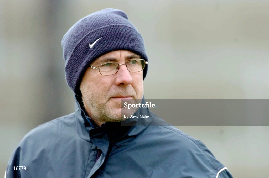 27 February 2005; John Allen, Cork hurling manager. Allianz National Hurling League, Division 1B, Wexford v Cork, Wexford Park, Wexford. Picture credit; David Maher / SPORTSFILE