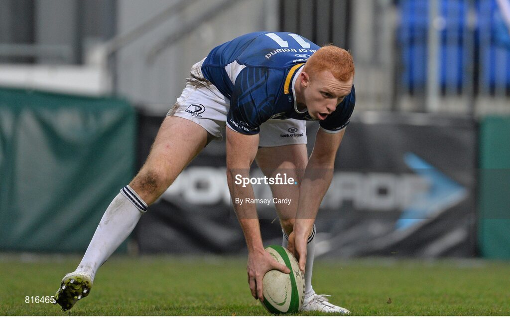 7 December 2013; Darragh Fanning, Leinster 'A', scores a try. British & Irish Cup, Leinster 'A' v Cross Keys, Donnybrook Stadium, Donnybrook, Dublin. Picture credit: Ramsey Cardy / SPORTSFILE