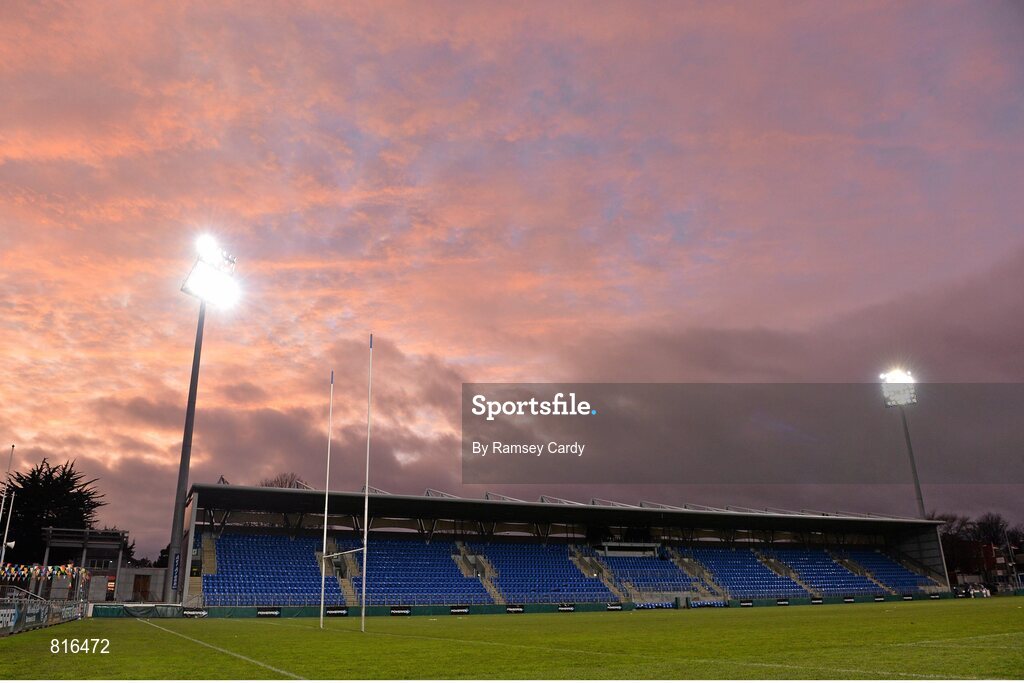 7 December 2013; A general view of Donnybrook Stadium. British & Irish Cup, Leinster 'A' v Cross Keys, Donnybrook Stadium, Donnybrook, Dublin. Picture credit: Ramsey Cardy / SPORTSFILE