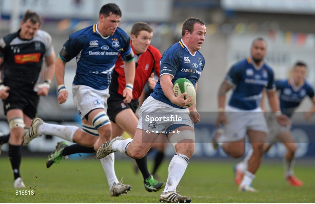7 December 2013; Bryan Byrne, Leinster 'A'. British & Irish Cup, Leinster 'A' v Cross Keys, Donnybrook Stadium, Donnybrook, Dublin. Picture credit: Ramsey Cardy / SPORTSFILE