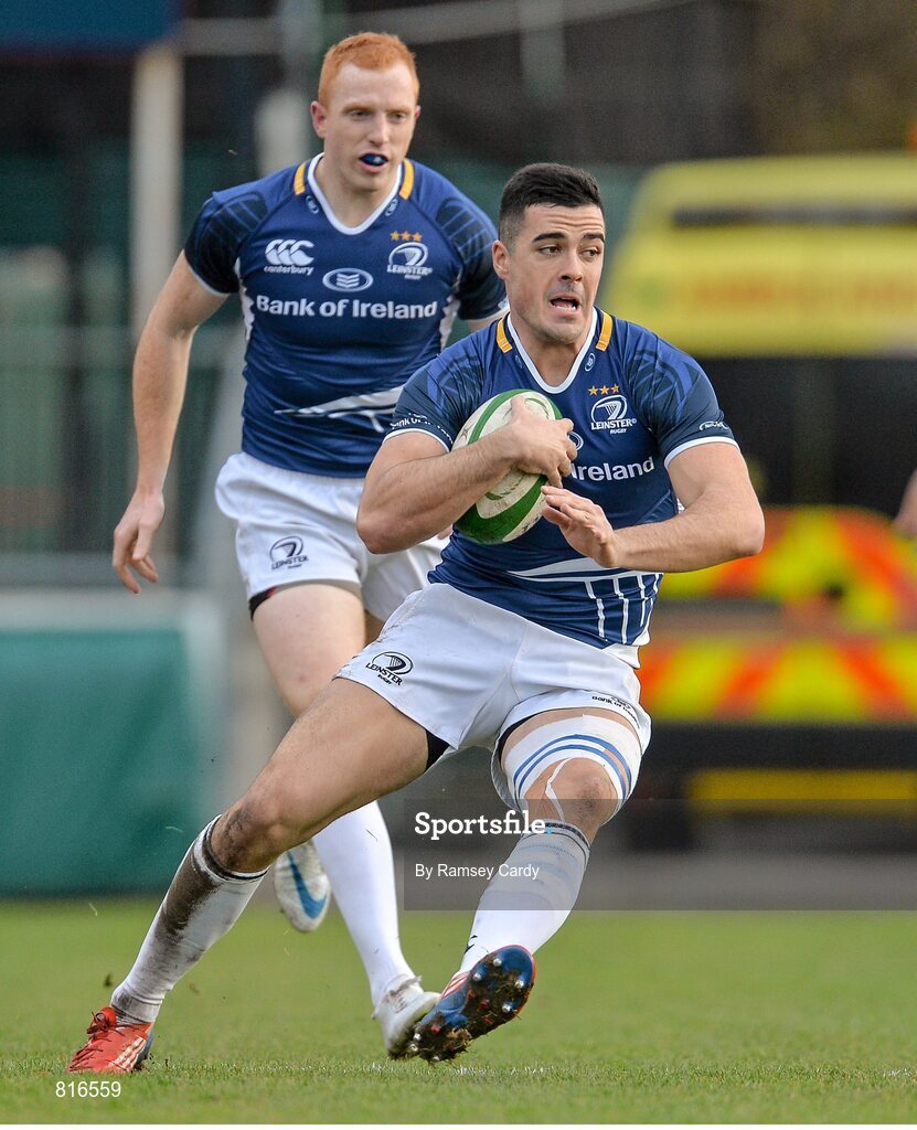 7 December 2013; Jordan Coghlan, Leinster 'A'. British & Irish Cup, Leinster 'A' v Cross Keys, Donnybrook Stadium, Donnybrook, Dublin. Picture credit: Ramsey Cardy / SPORTSFILE