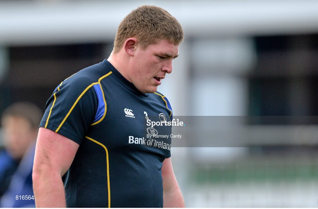 7 December 2013; Tadhg Furlong, Leinster 'A'. British & Irish Cup, Leinster 'A' v Cross Keys, Donnybrook Stadium, Donnybrook, Dublin. Picture credit: Ramsey Cardy / SPORTSFILE