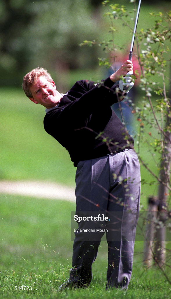 4 July 1997; Colin Montgomerie of Scotland chips from the rough during the second round of the Murphy's Irish Open Golf Championship at Druid's Glen Golf Club in Wicklow. Photo by Brendan Moran/Sportsfile