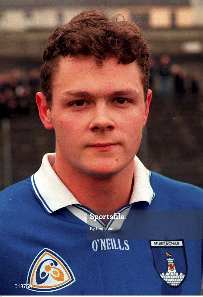 14 February 1999; Cyril Ronaghan of Monaghan during the Church and General National Football League Division 1 match between Derry and Monaghan at Celtic Park in Derry. Photo by Ray Lohan/Sportsfile
