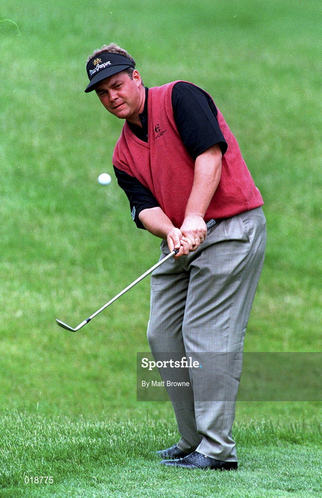 2 July 1998; Darren Clarke of Northern Ireland during the first round of the Murphy's Irish Open Golf Championship at Druid's Glen Golf Club in Wicklow. Photo by Matt Browne/Sportsfile