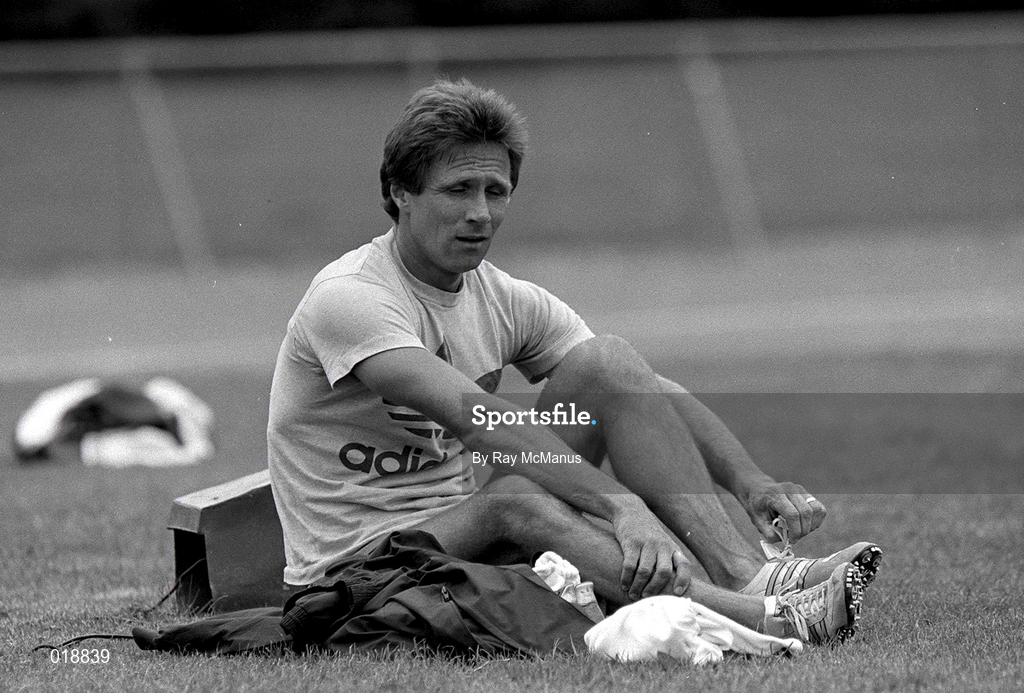 19 July 1986; Eamonn Coghlan during the Yoplait BLE National Championships at Tullamore in Offaly. Photo by Ray McManus/Sportsfile
