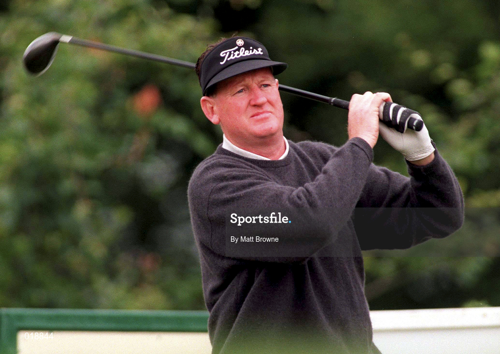 1 July 1998; Eamonn Darcy of Ireland tees off on the 10th hole during the Murphy's Irish Open Pro-Am at Druids Glen Golf Course in Wicklow. Photo by Matt Browne/Sportsfile
