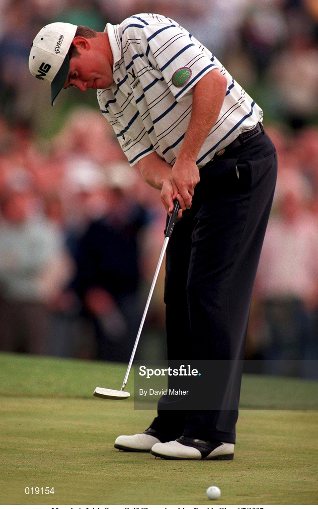 5 July 1997; Lee Westwood of England during the third round of the Murphy's Irish Open Golf Championship at Druid's Glen Golf Club in Wicklow. Photo by David Maher/Sportsfile