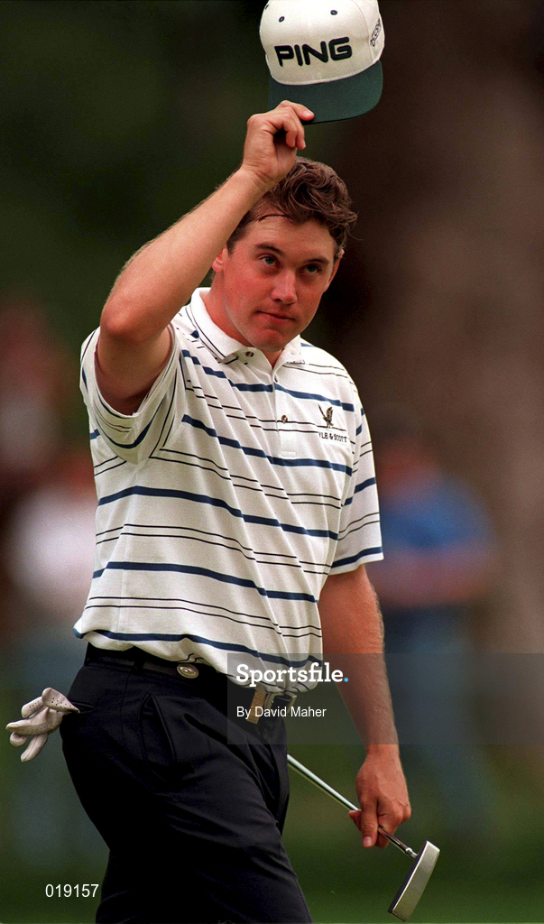 5 July 1997; Lee Westwood of England during the third round of the Murphy's Irish Open Golf Championship at Druid's Glen in Wicklow. Photo by David Maher/Sportsfile