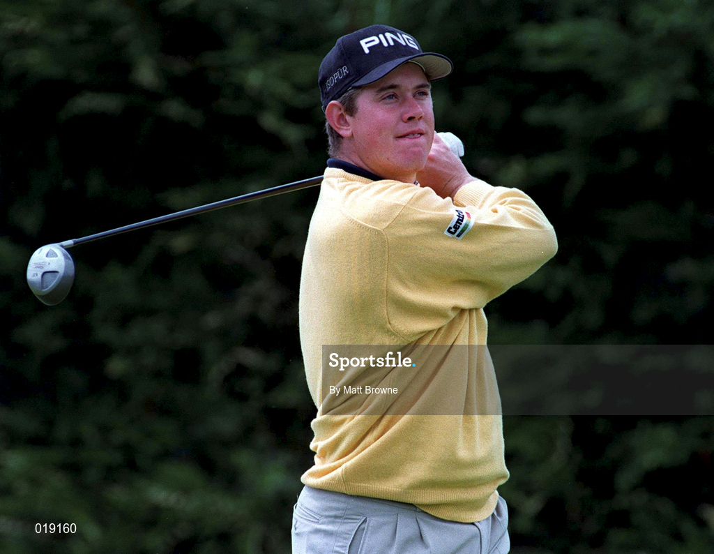2 July 1998; Lee Westwood of England during the first round of the Murphy's Irish Open Golf Championship at Druid's Glen Golf Club in Wicklow. Photo by Matt Browne/Sportsfile