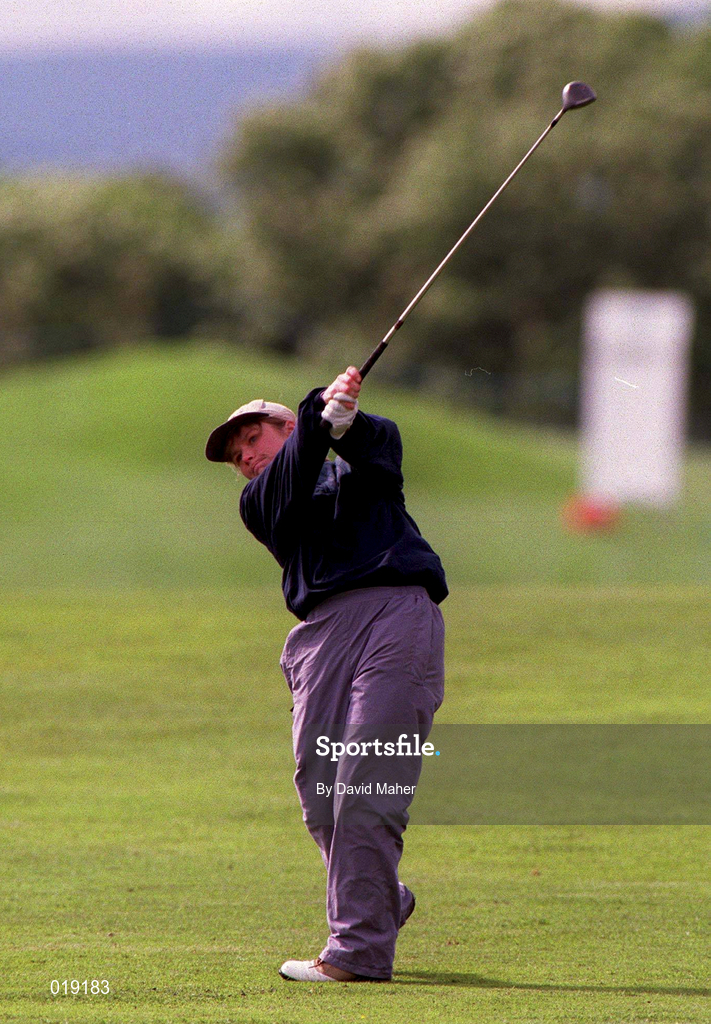 26 June 1997; Lynn McCool of Northern Ireland during the opening round of the Guardian Ladies Irish Open at Luttrellstown Castle Golf Course in Dublin. Photo by David Maher/Sportsfile