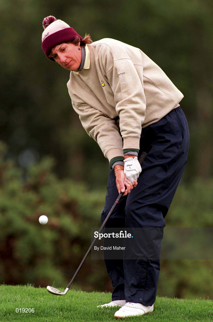 26 June 1997; Maureen Madill of Northern Ireland during the opening round of the Guardian Ladies Irish Open at Luttrellstown Castle Golf Course in Dublin. Photo by David Maher/Sportsfile