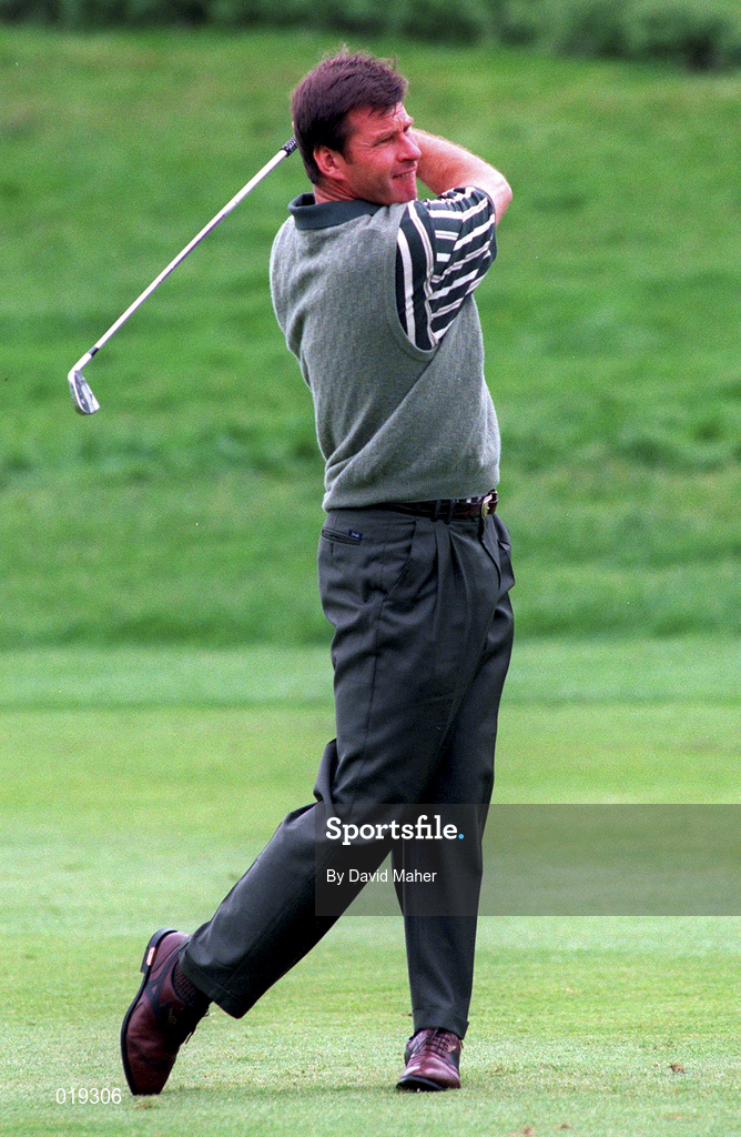 5 July 1997; Nick Faldo of Engfland during the third round of the Murphy's Irish Open Golf Championship at Druid's Glen Golf Club in Wicklow. Photo by David Maher/Sportsfile