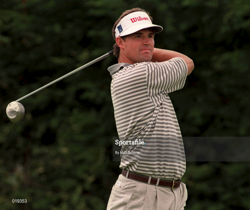 2 July 1998; Padraig Harrington of Ireland during the first round of the Murphy's Irish Open Golf Championship at Druid's Glen Golf Club in Wicklow. Photo by Matt Browne/Sportsfile