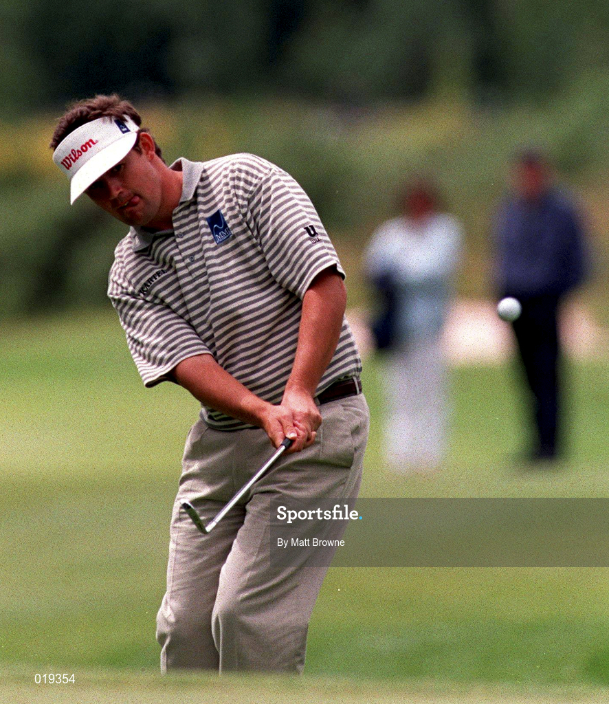 2 July 1998; Padraig Harrington of Ireland during the first round of the Murphy's Irish Open Golf Championship at Druid's Glen Golf Club in Wicklow. Photo by Matt Browne/Sportsfile