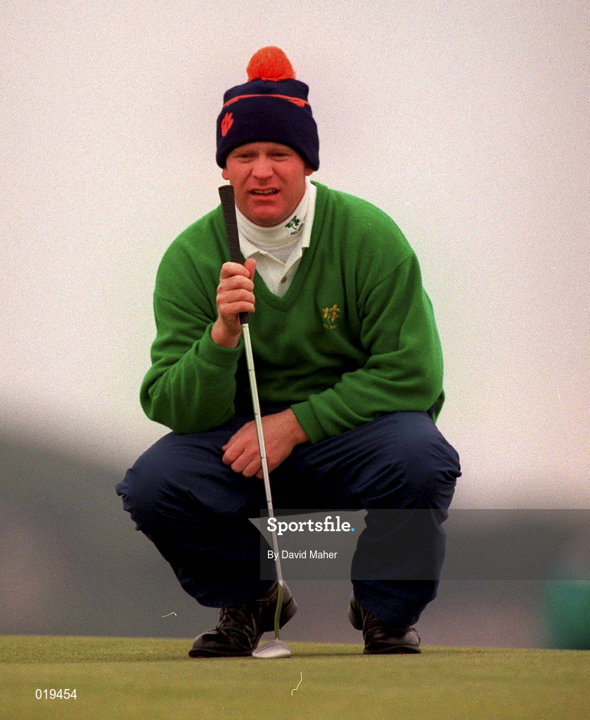 26 June 1997; Richard Coughlan of Ireland during day two of the 20th European Amateur Team Championship at Portmarnock Golf Club in Dublin. Photo by David Maher/Sportsfile