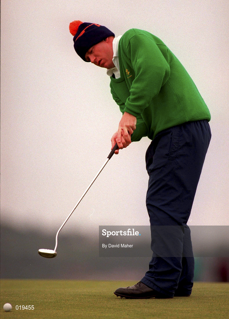 26 June 1997; Richard Coughlan of Ireland during day two of the 20th European Amateur Team Championship at Portmarnock Golf Club in Dublin. Photo by David Maher/Sportsfile