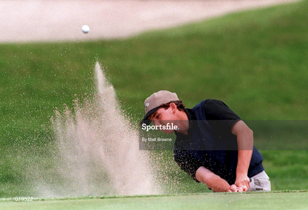 2 July 1998; Sergio Garcia of Spain during the first round of the Murphy's Irish Open Golf Championship at Druid's Glen Golf Club in Wicklow. Photo by Matt Browne/Sportsfile