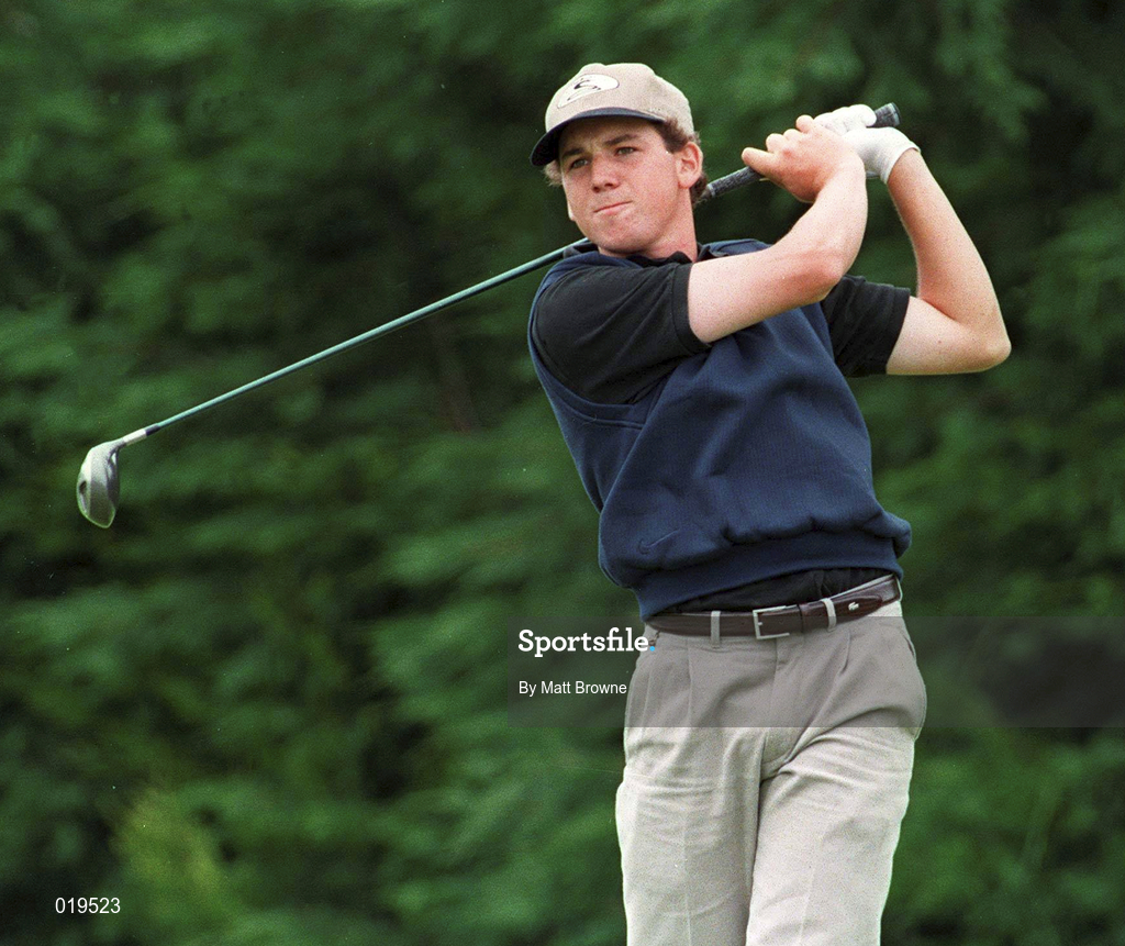2 July 1998; Sergio Garcia of Spain during the first round of the Murphy's Irish Open Golf Championship at Druid's Glen Golf Club in Wicklow. Photo by Matt Browne/Sportsfile