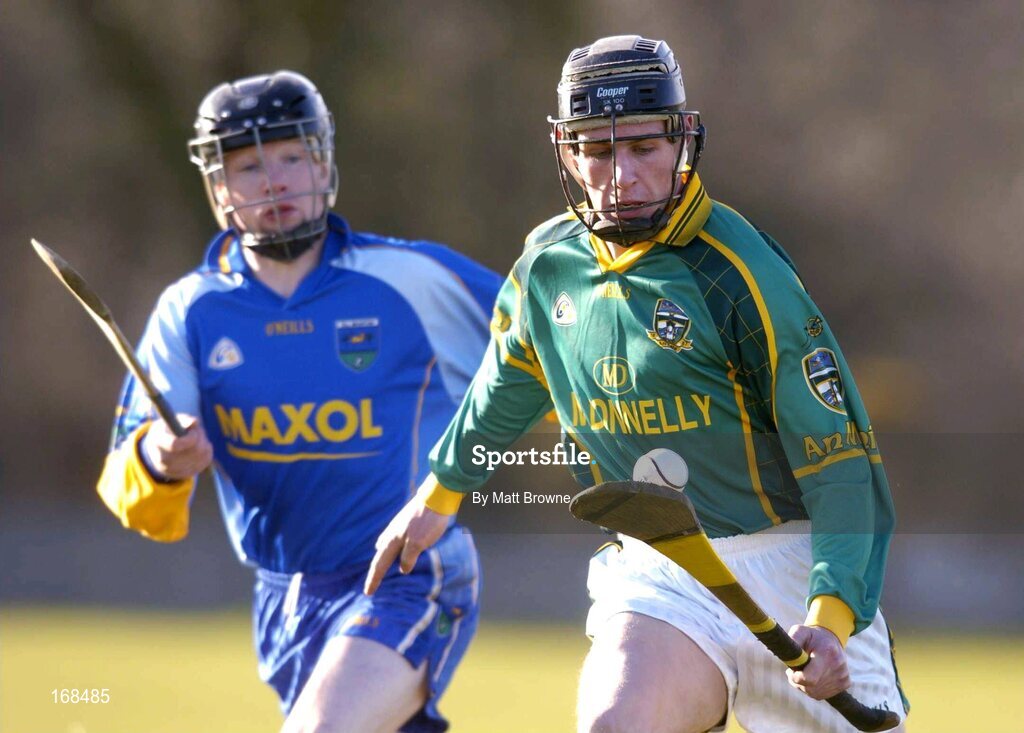5 March 2005; David Kirby, Meath, in action against Ciaran Doyle, Wicklow. Allianz National Hurling League, Division 2B, Wicklow v Meath, Pearse Park, Arklow, Co. Wicklow. Picture credit; Matt Browne / SPORTSFILE