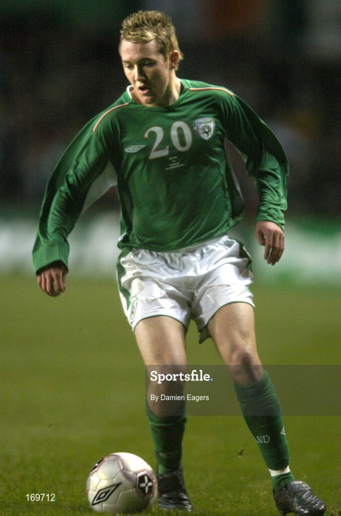 9 February 2005; Aiden McGeady, Republic of Ireland. International Friendly, Republic of Ireland v Portugal, Lansdowne Road, Dublin. Picture credit; Damien Eagers / SPORTSFILE
