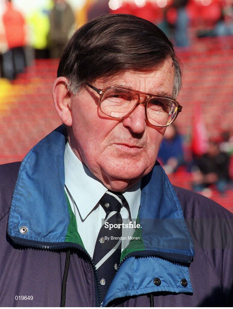 20 February 1999; Bill McLaren, Rugby Commentator. Five Nations Rugby International, Ireland v Wales, Wembley Stadium, London, England. Picture credit: Brendan Moran / SPORTSFILE